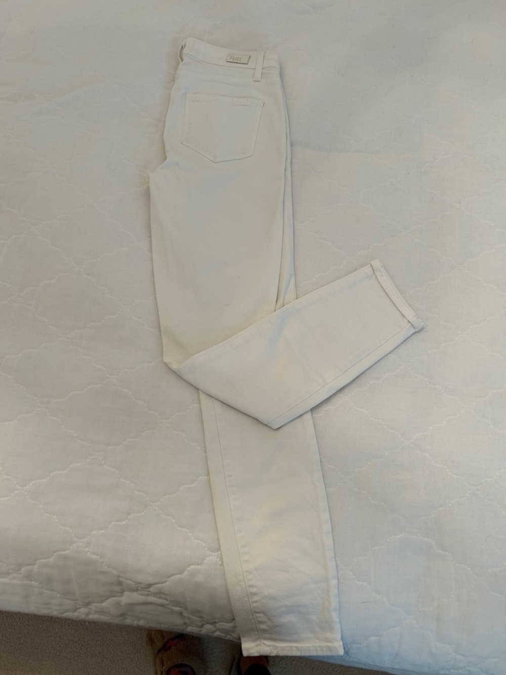 PAIGE White Skinny Jeans - Slim Fit